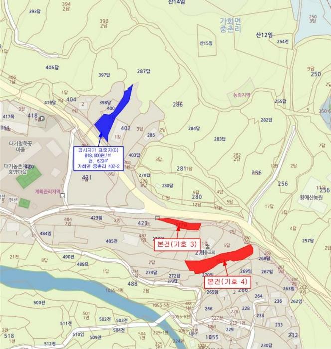 경상남도 합천군 가회면 중촌리 447 대지 경매 사진 35