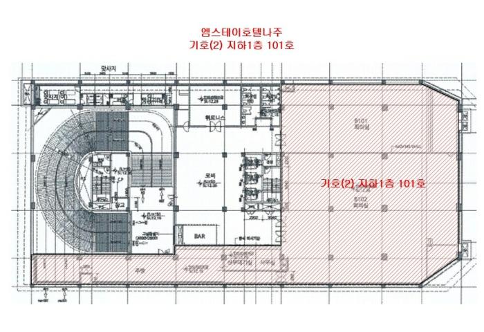 전라남도 나주시 빛가람로 36, 6층629호 (송월동,엠스테이호텔나주)구) 전라남도 나주시 송월동 1483 콘도(호텔) 경매 사진 19