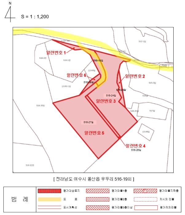전라남도 여수시 돌산읍 우두리 516-19 임야 경매 사진 29