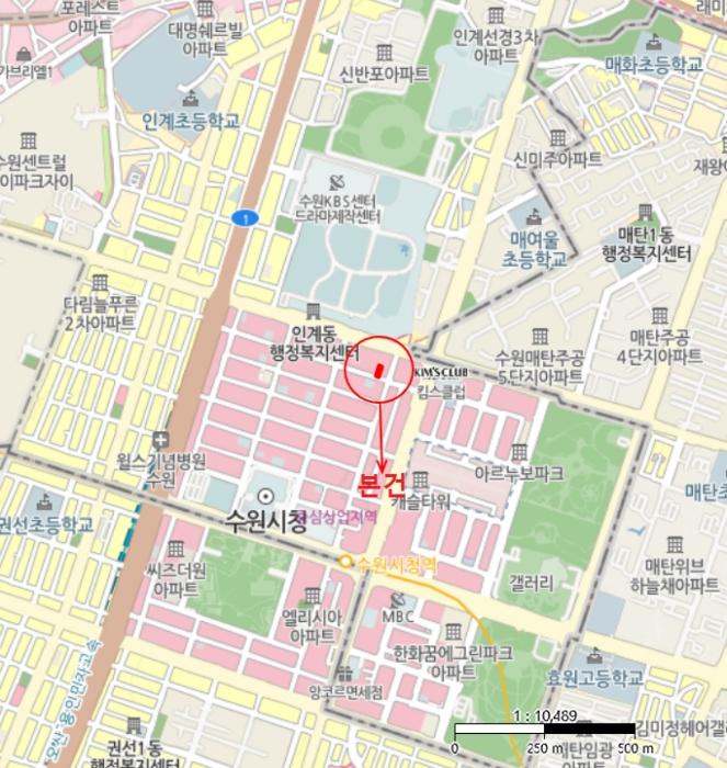 경기도 수원시 팔달구 권광로207번길 26, 6층603호 (인계동,아임홈)구) 경기도 수원시 팔달구 인계동 1036-9 도시형생활주택 경매 사진 12