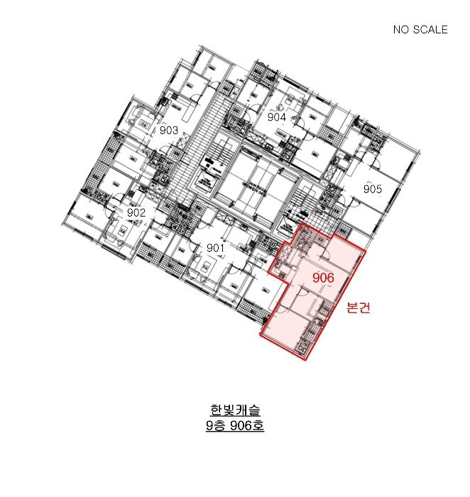 인천광역시 미추홀구 한나루로 533, 9층906호 (주안동,한빛캐슬)구) 인천광역시 미추홀구 주안동 694-2 오피스텔 경매 사진 13
