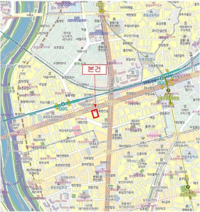 서울특별시 중랑구 망우로 236, 1층101호 (상봉동,스마트트라움)구) 서울특별시 중랑구 상봉동 128-34 근린상가 경매 사진 10