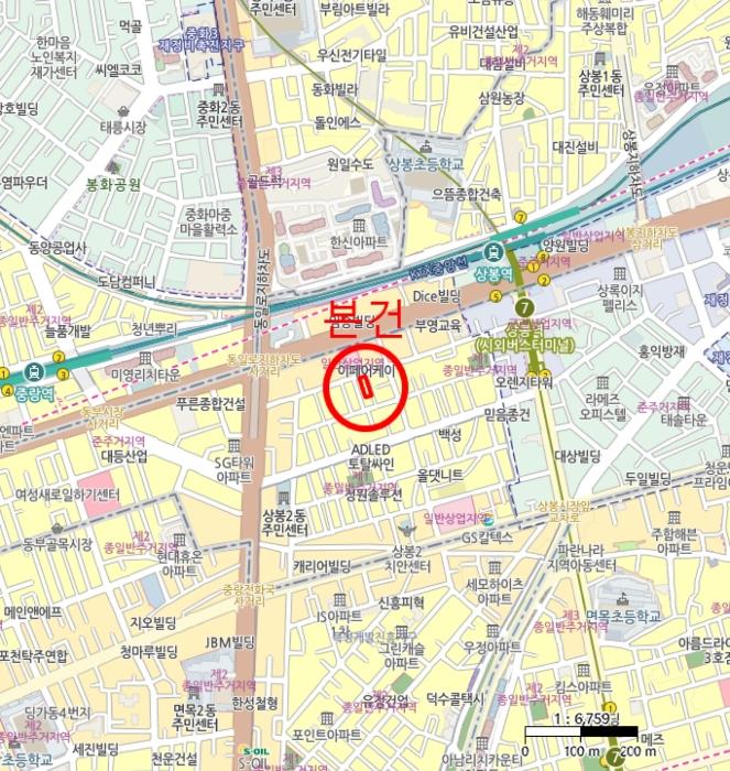 서울특별시 중랑구 동일로118길 36, 제5층 제504호 (상봉동,해피리움)구) 서울특별시 중랑구 상봉동 119-12 다세대(빌라) 경매 사진 13