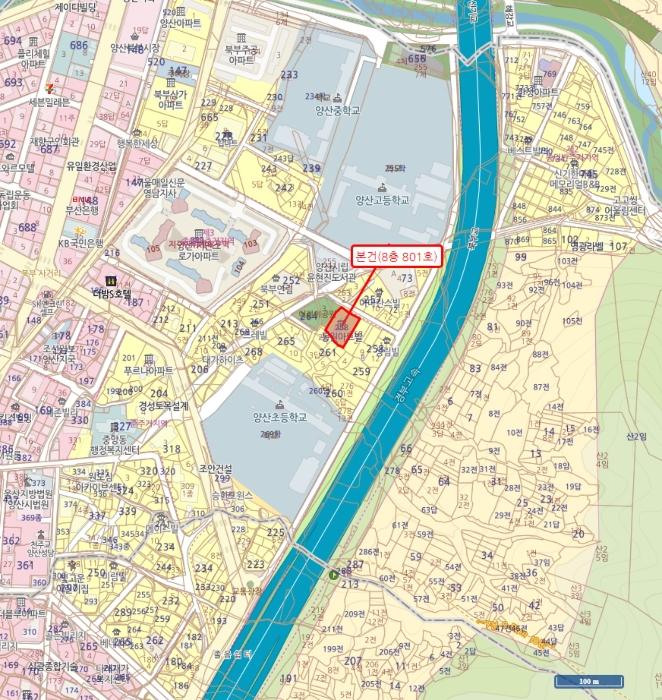 경상남도 양산시 희망1길 24-1, 8층801호 (북부동,동원아트빌)구) 경상남도 양산시 북부동 258 아파트 경매 사진 6