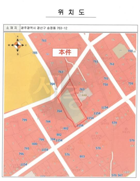 광주광역시 광산구 광산로 61, 13층1302호 (송정동,펠릭스골드주상복합)구) 광주광역시 광산구 송정동 763-12 도시형생활주택 경매 사진 7