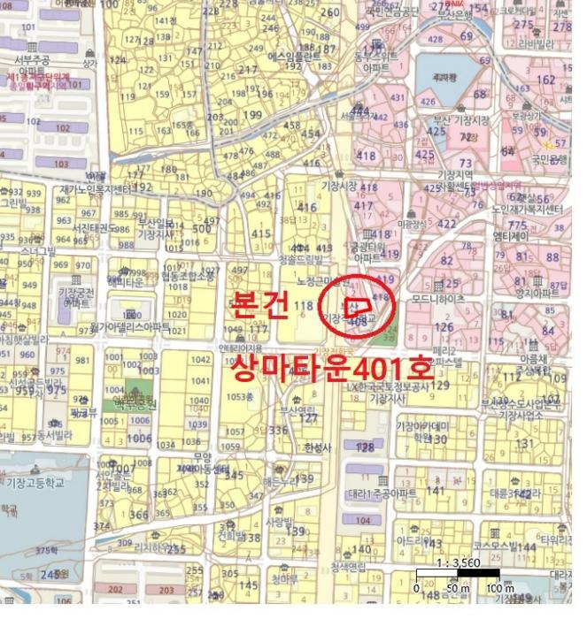 부산광역시 기장군 기장읍 차성로 272, 4층401호 (상마타운)구) 부산광역시 기장군 기장읍 대라리 408-1 아파트 경매 사진 8