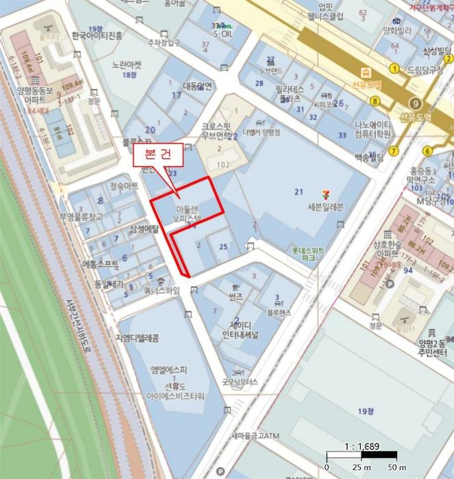 서울특별시 영등포구 양평로21다길 14, 제13층 제1313호 (양평동5가, 선유도역마들렌오피스텔)구) 서울특별시 영등포구 양평동5가 24-1 오피스텔 경매 사진 18