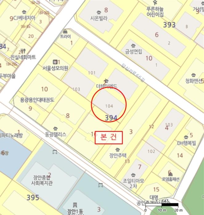 서울특별시 동대문구 답십리로66길 89-4, 104동 2층203호 (장안동,더하이엔드)구) 서울특별시 동대문구 장안동 394-2 다세대(빌라) 경매 사진 12