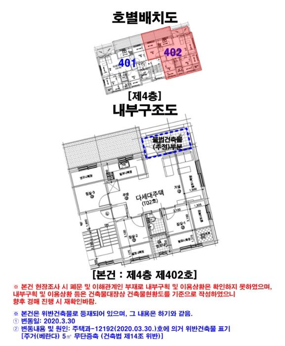 서울특별시 도봉구 우이천로38다길 9, 4층402호 (쌍문동,에이치케이팰리스)구) 서울특별시 도봉구 쌍문동 460-326 다세대(빌라) 경매 사진 17