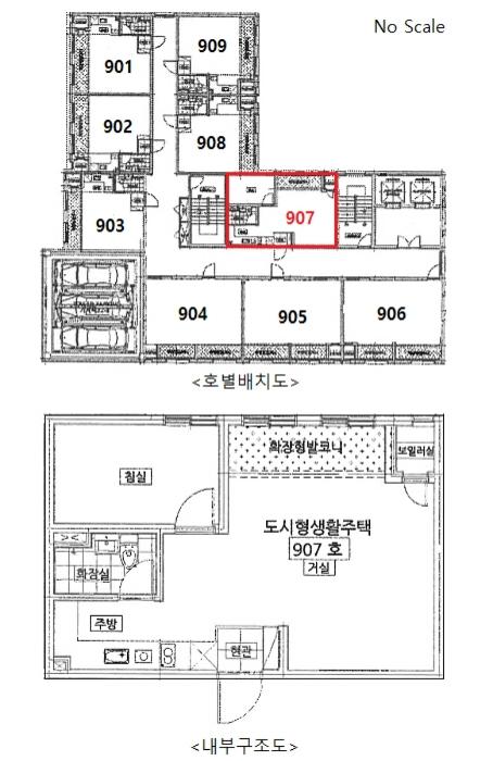 경기도 평택시 탄현로 267-4, 9층907호 (신장동,대준블루온3)구) 경기도 평택시 신장동 238-20 아파트 경매 사진 10