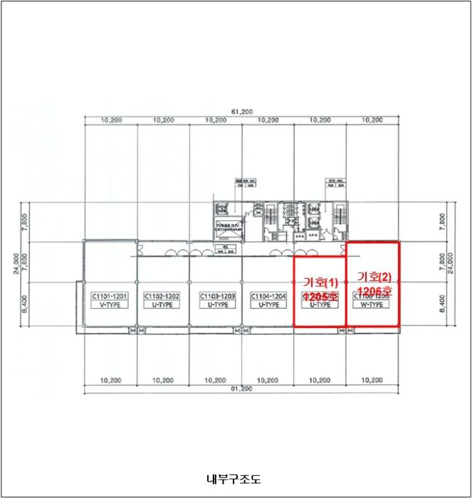 경기도 부천시 원미구 도약로 261, 씨동 12층1205호 (도당동,부천대우테크노파크)구) 경기도 부천시 원미구 도당동 187-7 아파트형공장 경매 사진 11