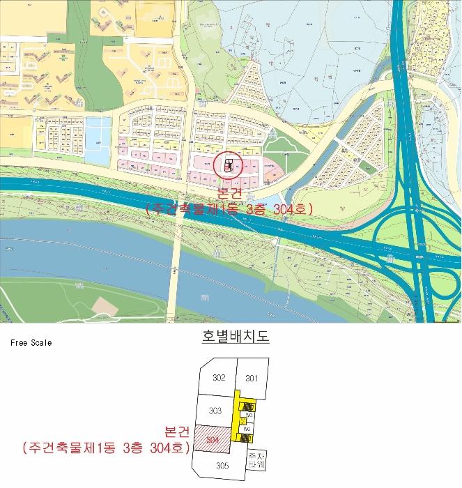 대구광역시 북구 한강로8길 19, 3층304호 (금호동,주건축물제1동)구) 대구광역시 북구 금호동 803 근린상가 경매 사진 9
