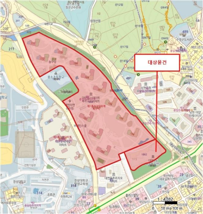 부산광역시 남구 수영로 345, 115동 1층122호 (대연동,대연힐스테이트푸르지오)구) 부산광역시 남구 대연동 1858 근린상가 경매 사진 11