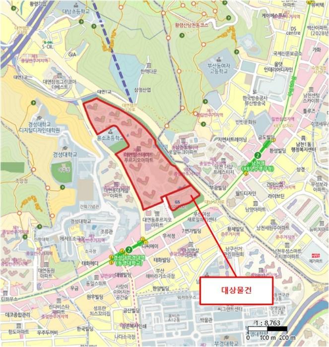 부산광역시 남구 수영로 345, 115동 1층122호 (대연동,대연힐스테이트푸르지오)구) 부산광역시 남구 대연동 1858 근린상가 경매 사진 12
