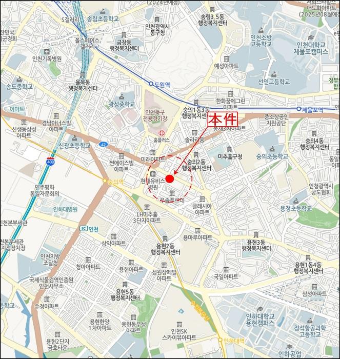 인천광역시 미추홀구 인주대로45번길 44, 3층305호 (숭의동,휴프라임)구) 인천광역시 미추홀구 숭의동 303-1 오피스텔 경매 사진 11