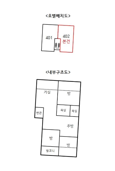 경기도 고양시 덕양구 고골길 117-49, 7동 4층402호 (관산동,대훈그린빌)구) 경기도 고양시 덕양구 관산동 641-8 다세대(빌라) 경매 사진 12