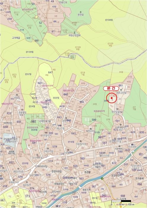 경기도 고양시 덕양구 고골길 117-49, 7동 4층402호 (관산동,대훈그린빌)구) 경기도 고양시 덕양구 관산동 641-8 다세대(빌라) 경매 사진 13