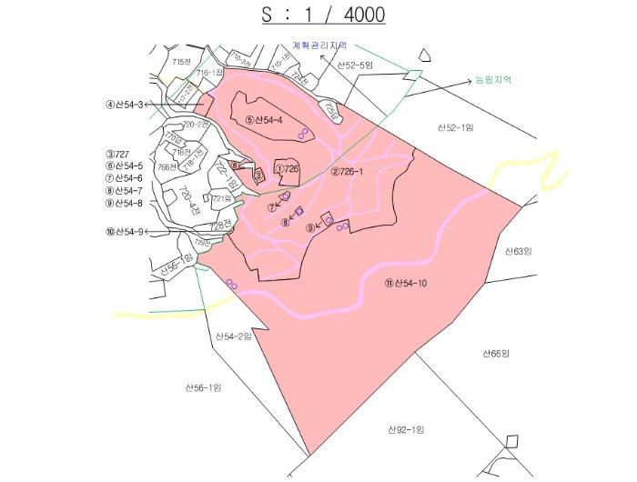 경상남도 밀양시 삼랑진읍 청학리 726 임야 경매 사진 40