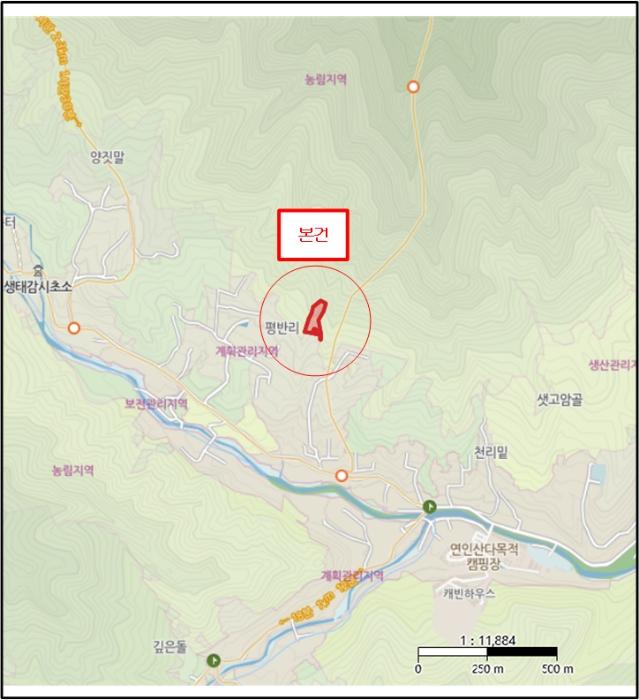 경기도 가평군 북면 백둔리 446-1 임야 경매 사진 11