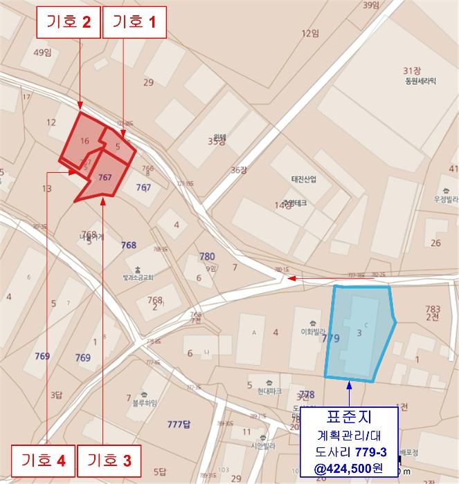 경기도 김포시 통진읍 도사리 766-5 대지 경매 사진 45