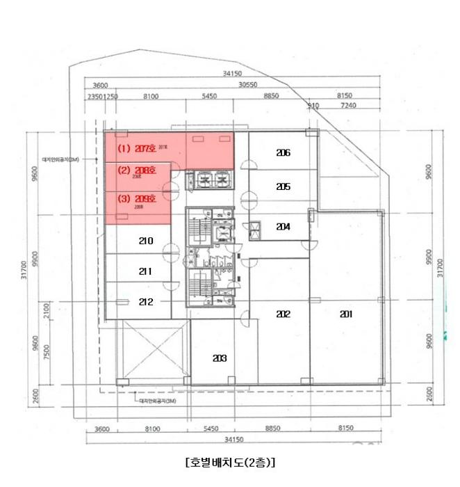 경기도 수원시 팔달구 갓매산로 66, 2층207호 (고등동,센트럴시티뷰)구) 경기도 수원시 팔달구 고등동 300-16 근린상가 경매 사진 22