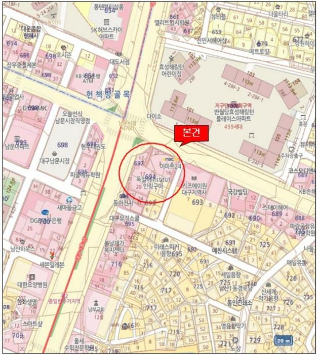 대구광역시 중구 중앙대로 312, 3층303호 (남산동,반월당아너스제네스타워오피스텔)구) 대구광역시 중구 남산동 694-3 오피스텔 경매 사진 7