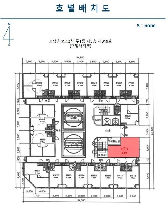 전라남도 나주시 상야1길 8, 3층319호 (빛가람동,토담휴로스2차주1동)구) 전라남도 나주시 빛가람동 190-1 오피스텔 경매 사진 9