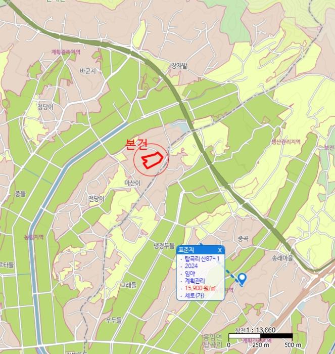 충청남도 서산시 음암면 도당리 산17 임야 경매 사진 16