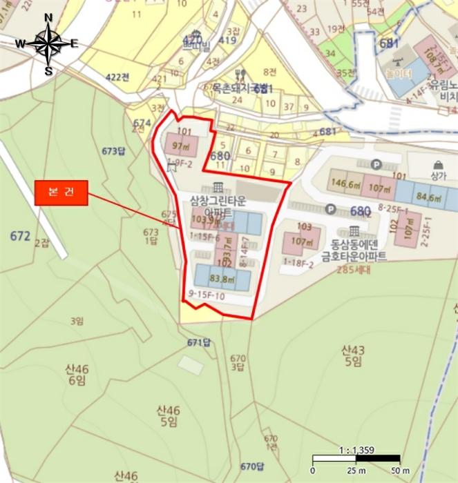 부산광역시 영도구 태종로700번길 19, 102동 8층803호 (동삼동,동삼동삼창그린타운)구) 부산광역시 영도구 동삼동 679-1 아파트 경매 사진 7