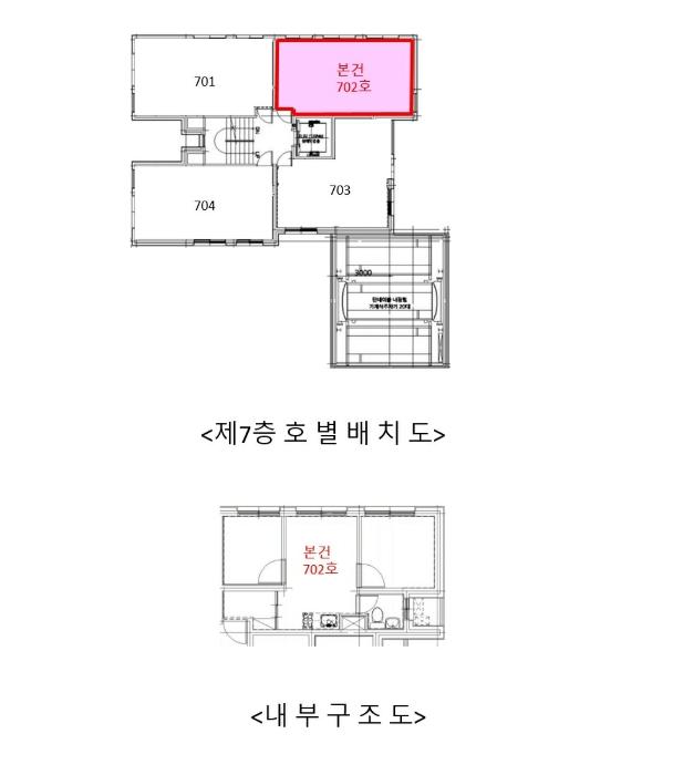 서울특별시 강동구 양재대로102길 17, 7층702호 (둔촌동,한울둔촌베아체)구) 서울특별시 강동구 둔촌동 435-1 오피스텔 경매 사진 13
