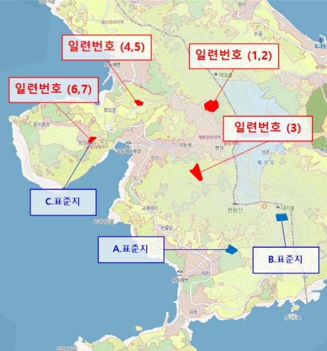 경상남도 통영시 욕지면 서산리 산1-45 임야 경매 사진 24