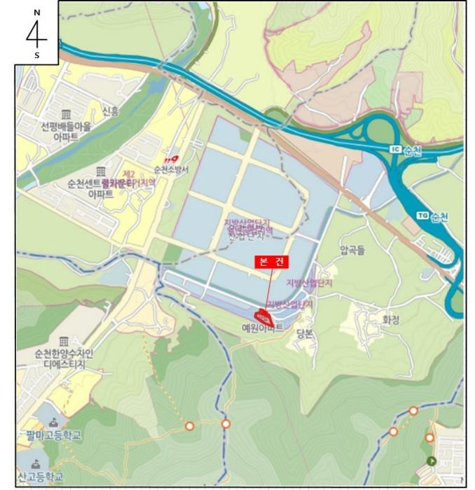전라남도 순천시 서면 산단2길 55, 가동 4층404호구) 전라남도 순천시 서면 압곡리 979-1 아파트 경매 사진 9