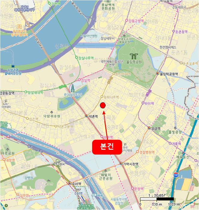 서울특별시 송파구 백제고분로46길 14, 5층504호 (송파동,런던빌)구) 서울특별시 송파구 송파동 131-1 다세대(빌라) 경매 사진 14