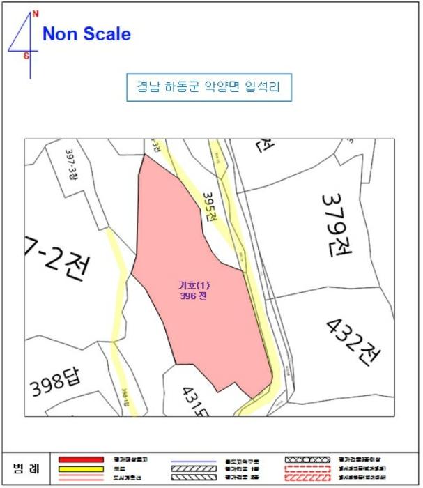 경상남도 하동군 악양면 중대리 509 답 경매 사진 17
