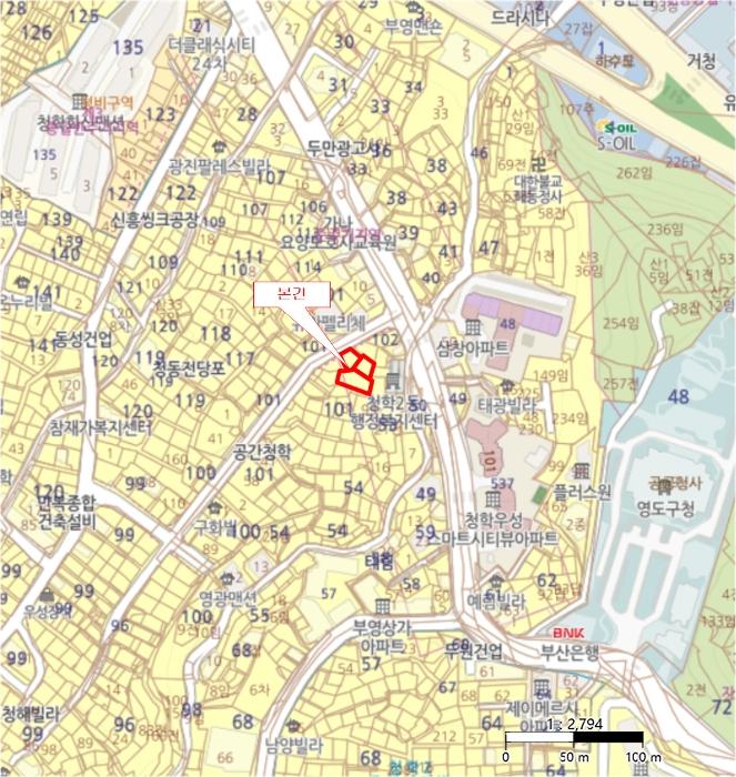 부산광역시 영도구 태종로384번길 17-14, 7층701호 (청학동,청학동아진펠리스)구) 부산광역시 영도구 청학동 101-99 오피스텔 경매 사진 30