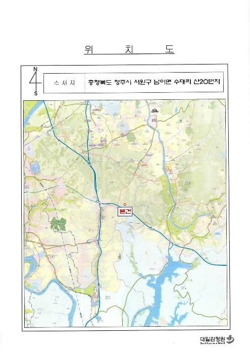 충청북도 청주시 서원구 남이면 수대리 산20 임야 경매 사진 6
