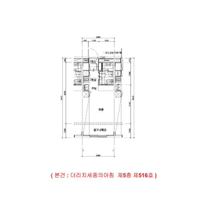 세종특별자치시 한누리대로 194, 5층516호 (나성동,더리치세종의아침)구) 세종특별자치시 나성동 775 도시형생활주택 경매 사진 12