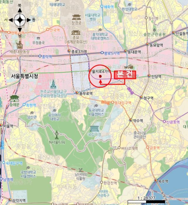 서울특별시 중구 동호로33길 15, 4층414호 (오장동,오렌지카운티을지로)구) 서울특별시 중구 오장동 145-1 오피스텔 경매 사진 12