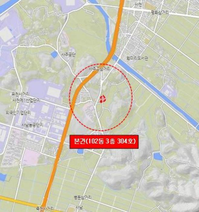 경상남도 사천시 정동면 진삼로 1290-9, 102동 3층304호 (재성햇살채아파트)구) 경상남도 사천시 정동면 예수리 650-2 아파트 경매 사진 9