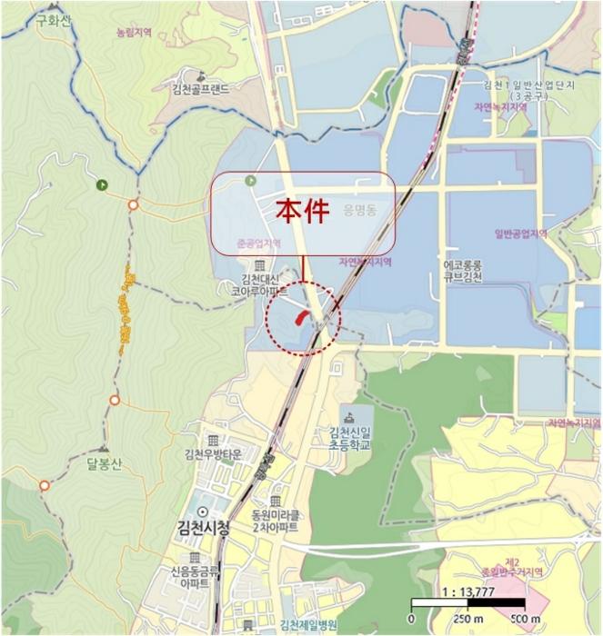 경상북도 김천시 신음동 590-3 대지 경매 사진 14