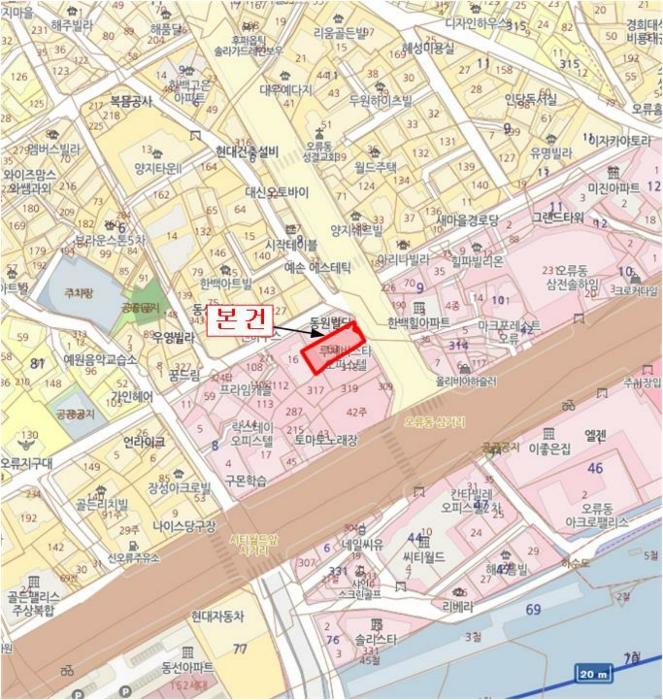 서울특별시 구로구 고척로 5, 제5층 제503호 (오류동, 루체비스타)구) 서울특별시 구로구 오류동 6-63 오피스텔 경매 사진 11