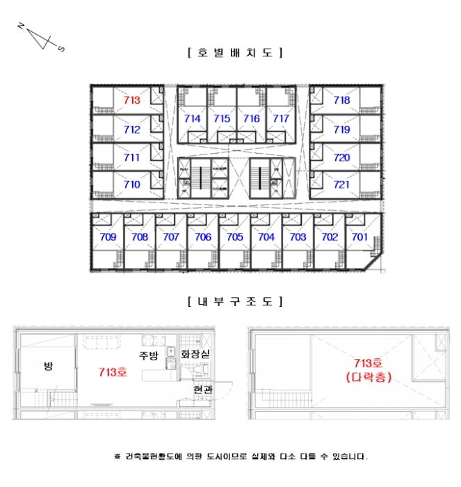 경기도 수원시 권선구 금곡로196번길 15, 7층713호 (금곡동,커낼파크)구) 경기도 수원시 권선구 금곡동 1118-3 오피스텔 경매 사진 12
