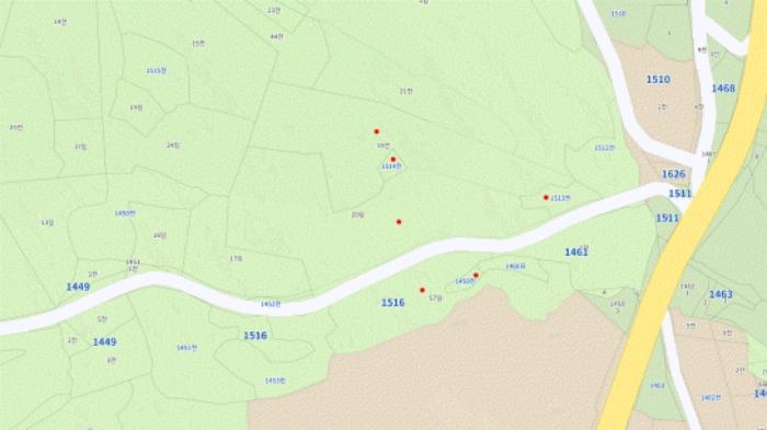 경상남도 남해군 남면 평산리 1516-20 임야 경매 사진 19