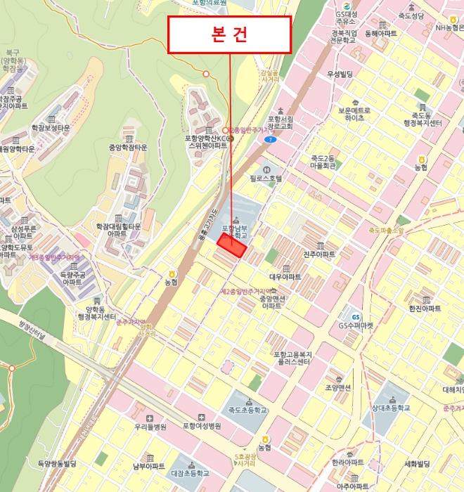 경상북도 포항시 북구 중흥로241번길 42, 11층 1105호 (용흥동,빌드원르헤브3차아파트)구) 경상북도 포항시 북구 용흥동 615-21 아파트 경매 사진 7