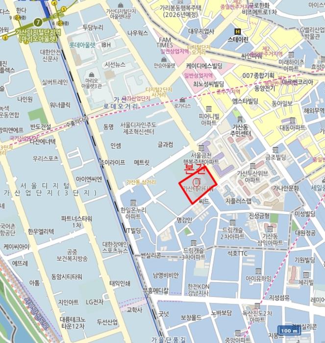서울특별시 금천구 디지털로10길 78, 제9층 제908호 (가산동, 가산테라타워)구) 서울특별시 금천구 가산동 219-5 아파트형공장 경매 사진 12
