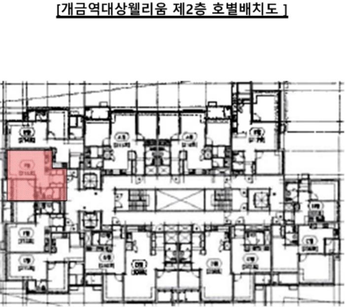 부산광역시 부산진구 가야대로498번길 14, 2층213호 (개금동,개금역대상웰리움)구) 부산광역시 부산진구 개금동 165-2 오피스텔 경매 사진 7