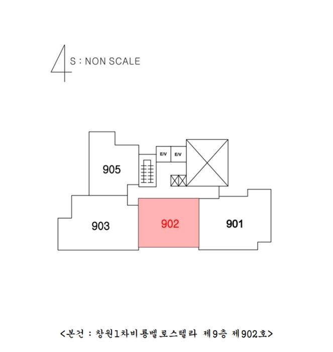 경상남도 창원시 의창구 동읍 의창대로 905, 9층 902호 (창원1차비룡벨로스텔라)구) 경상남도 창원시 의창구 동읍 용잠리 215-18 도시형생활주택 경매 사진 6