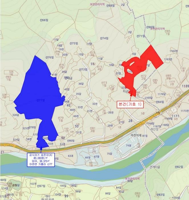 경상남도 함양군 마천면 가흥리 산72-1 임야 경매 사진 20