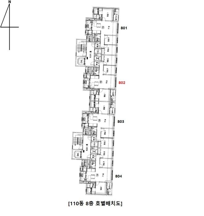 경상남도 양산시 신덕계3길 36, 110동 8층802호 (덕계동,양산두산위브)구) 경상남도 양산시 덕계동 1589 아파트 경매 사진 6