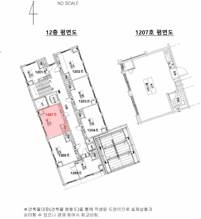 서울특별시 관악구 신림동 1474-15 몽삐에뜨골드 12층1207호 오피스텔 경매 사진 14